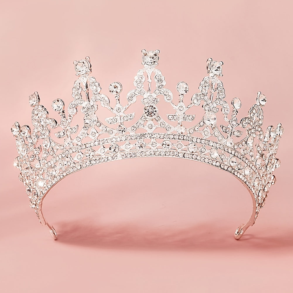 Rhinestone Crown Hairband Headband Tiara Wedding Birthday