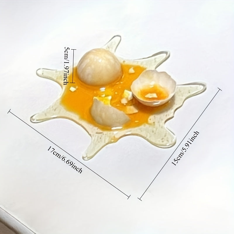 April Fool's Broken Eggs Phone Holder, Blown Milk Tea Spoof Toy
