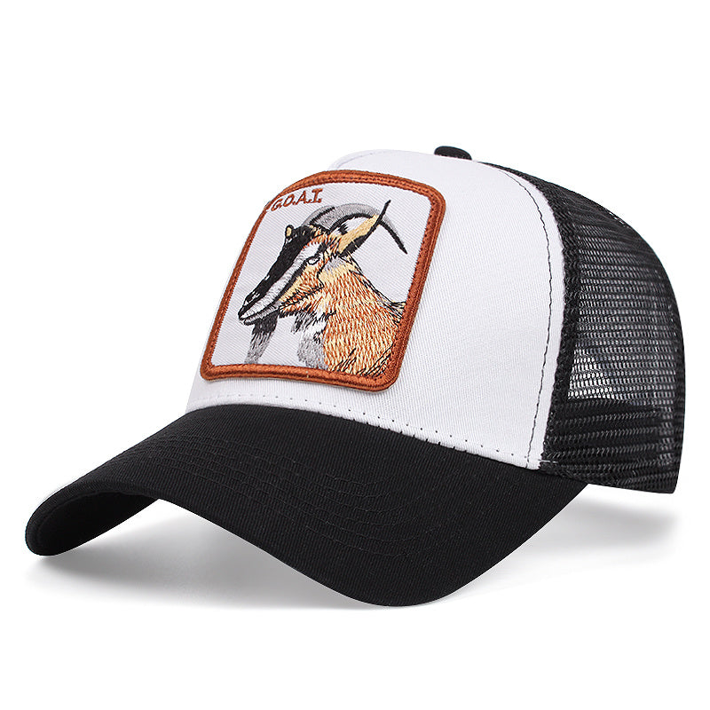 Animal Embroidery Baseball Cap Hip Hop Style