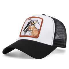 Animal Embroidery Baseball Cap Hip Hop Style