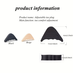 Women High Heel Toe Plug Insert Shoe Big Shoes Toe Filler Cushion