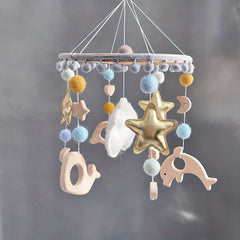 Sea World Animal Baby Mobile Nursery Mobiles Whale Dolphin Nursery Decor