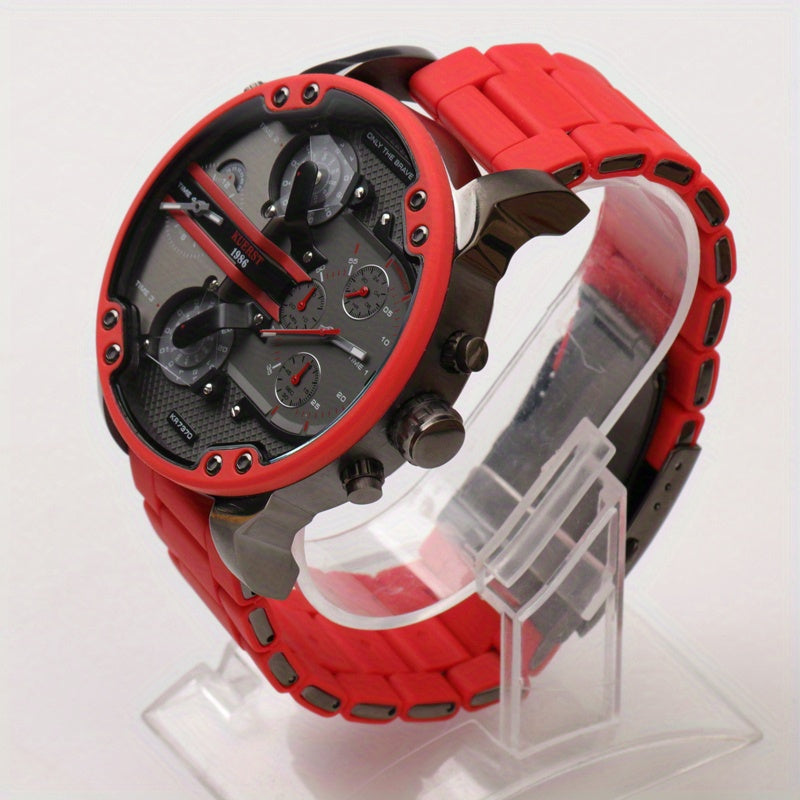 KUERST Large Dial Steel Wrist Watch Gift