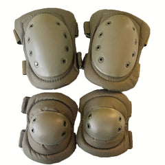 4pcs Tactical Knee & Elbow Pads for Airsoft Paintball Skate
