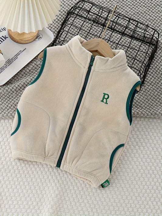 Girls Warm Sleeveless Jacket Vest For Spring Fall Winter
