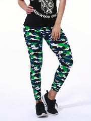 Floral Printed High Waist Leggings for Women