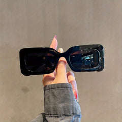 Rectangle Jelly Sunglasses Y2K Gradient Glasses UV400