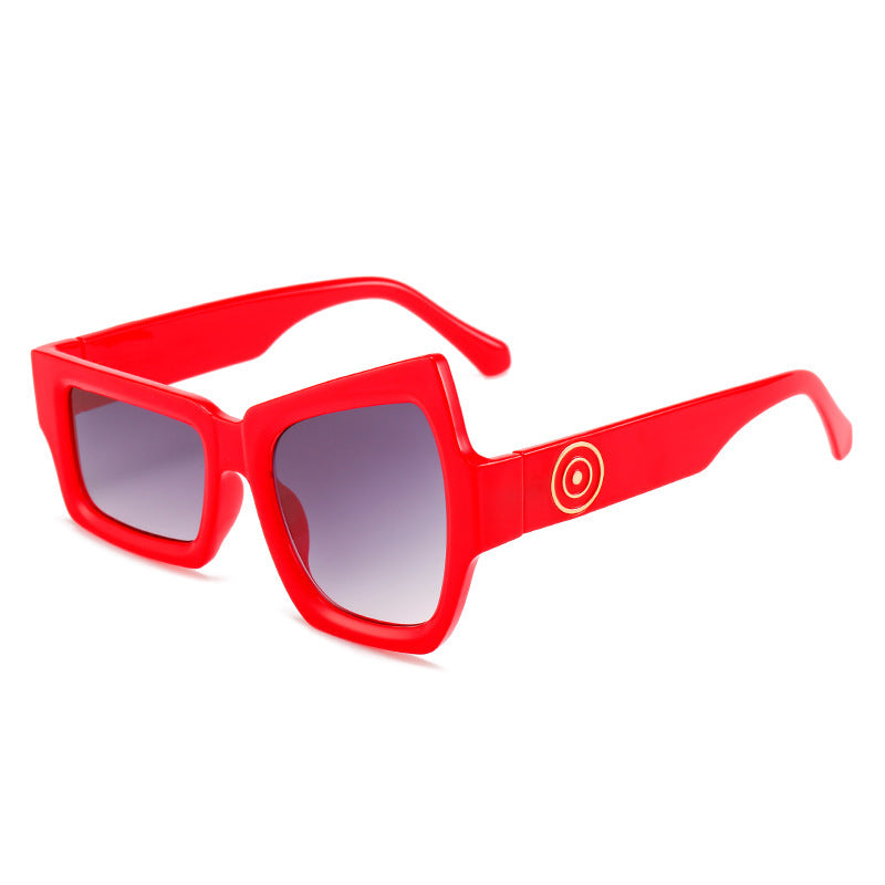 Thick Frame Sunglasses Y2K Punk Eyeglasses Women's Driving Eyewear