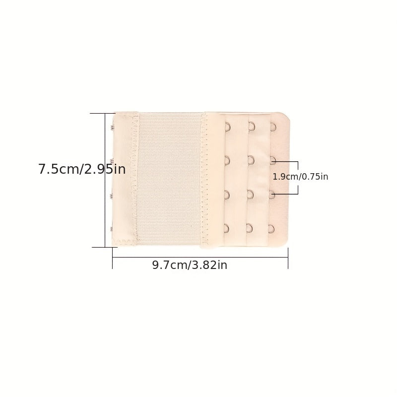 3pcs Mixed Hook Bra Extenders Adjustable Bra Straps
