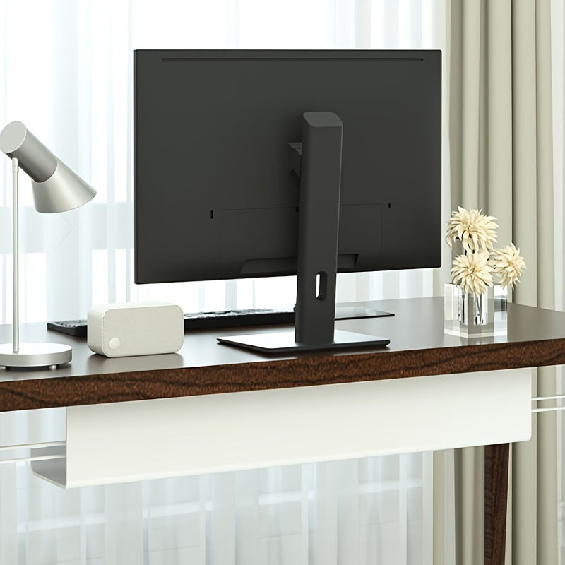 Desk Cable Management Rack Wire Storage Slot No Drilling
