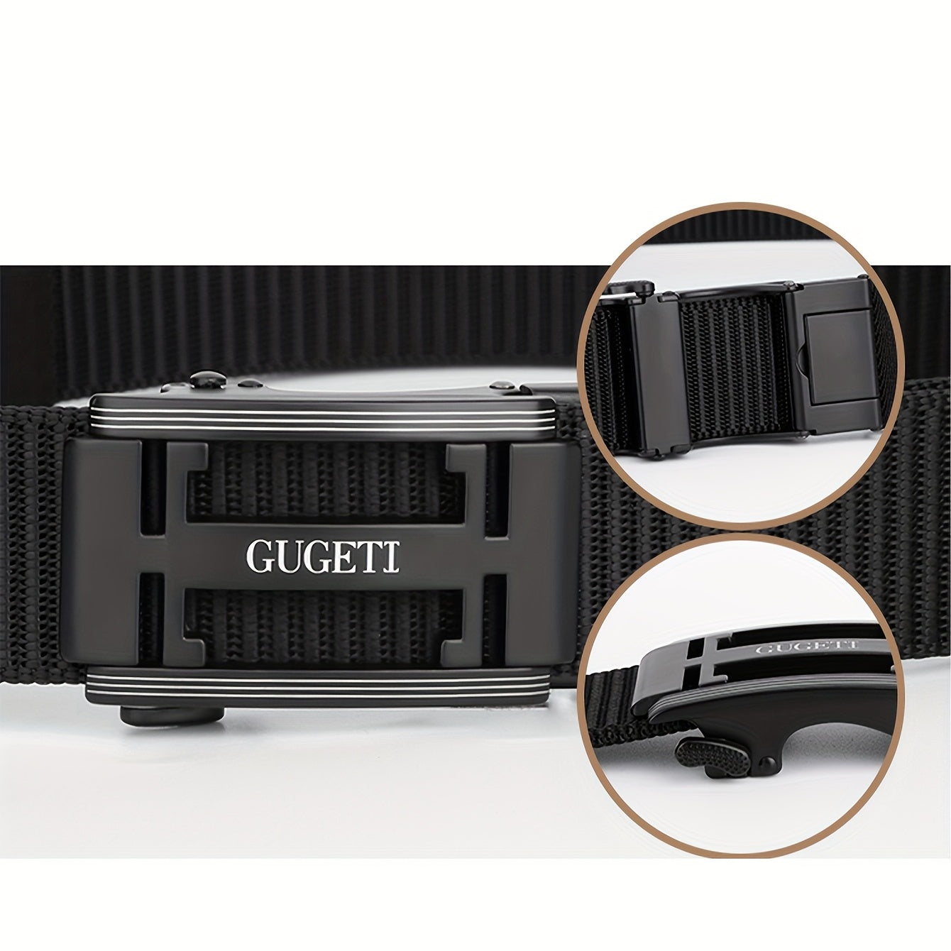 Polyester Automatic Buckle Belt for Men