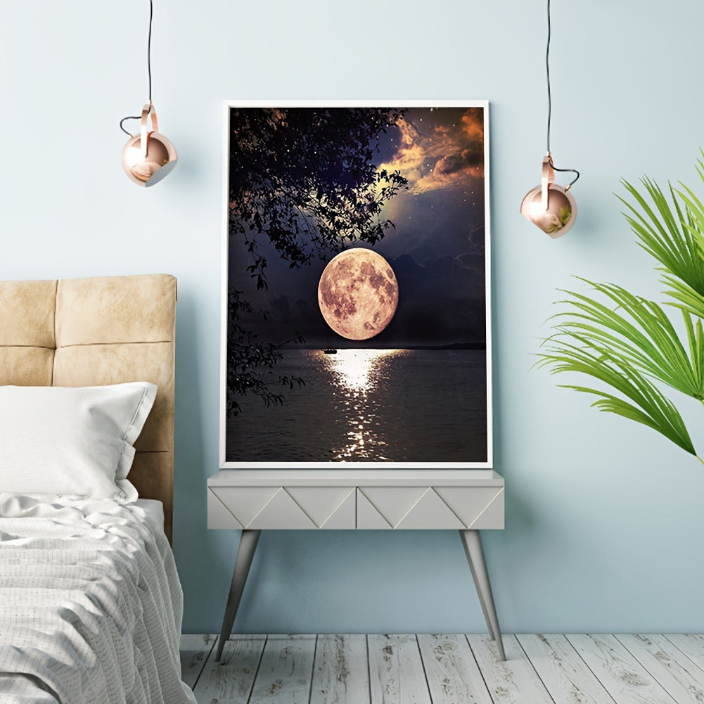 Moon Lake Cross Stitch Kit Wall Artwork