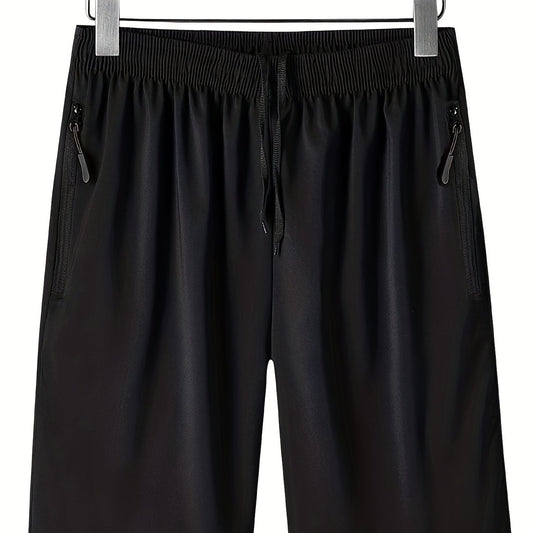 Men's Comfy Breathable Shorts Elastic Waist Drawstring Shorts