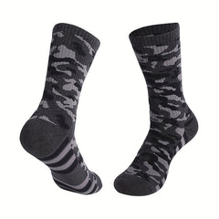 Thick Sweat-absorbing Mid-tube Socks For Outdoor Activities