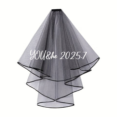 Personalized Veil Birthday Party Gothic Funeral