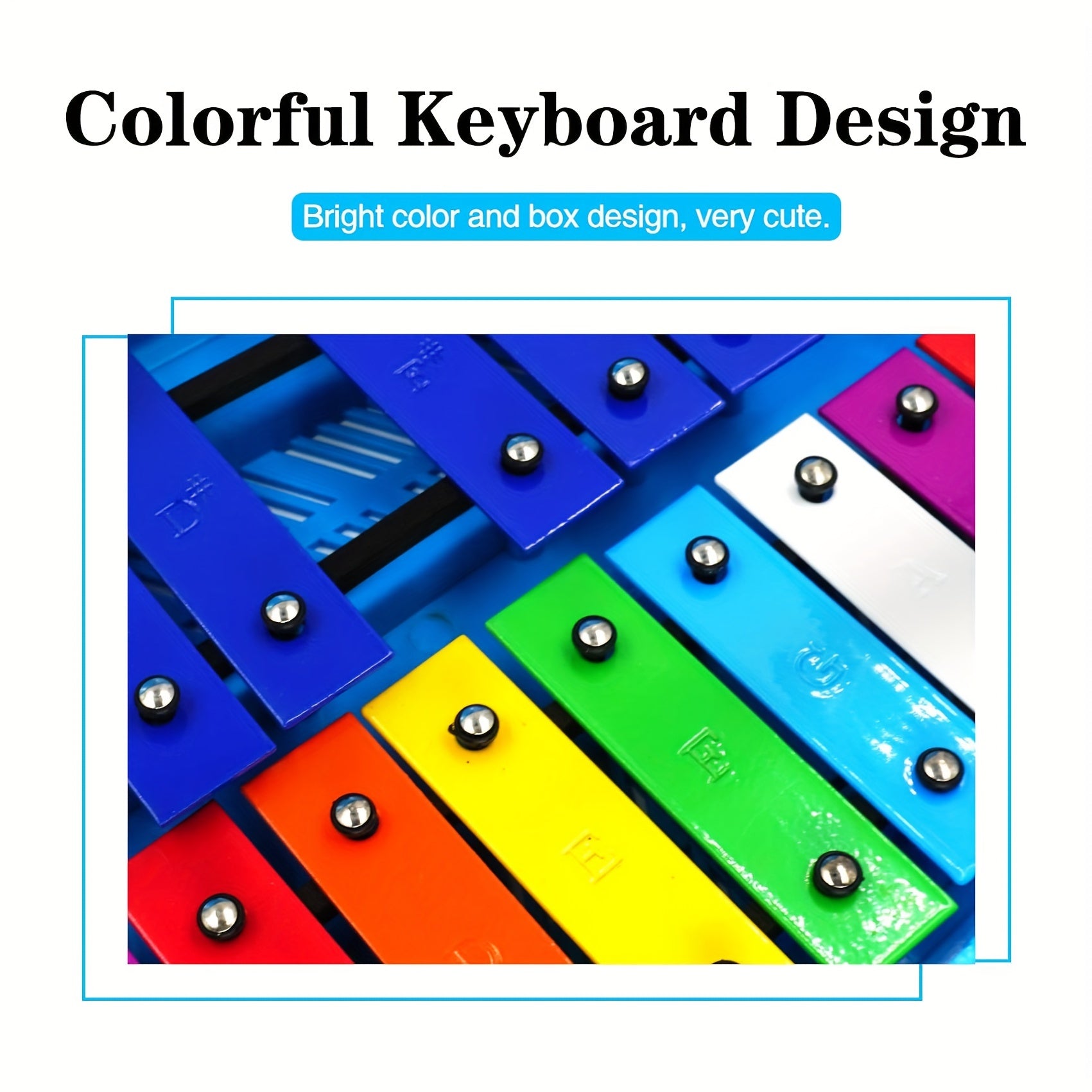 Eavnbaek Xylophone 25 Notes Glockenspiel Xylophone Professional