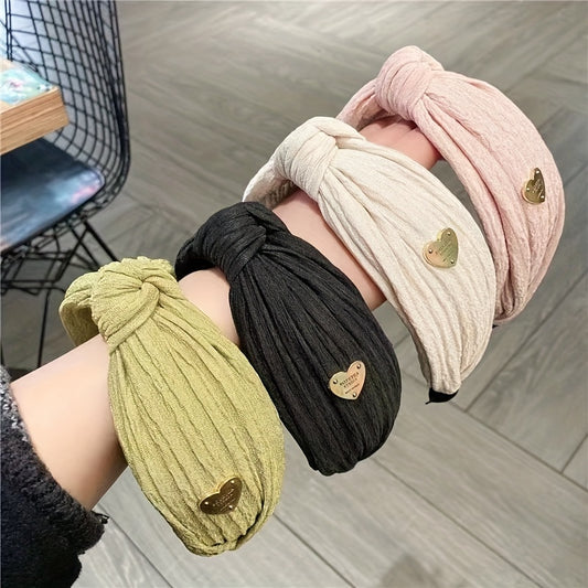 Knotted Headband Women's Headband Wide Hair Band Hair Accessory