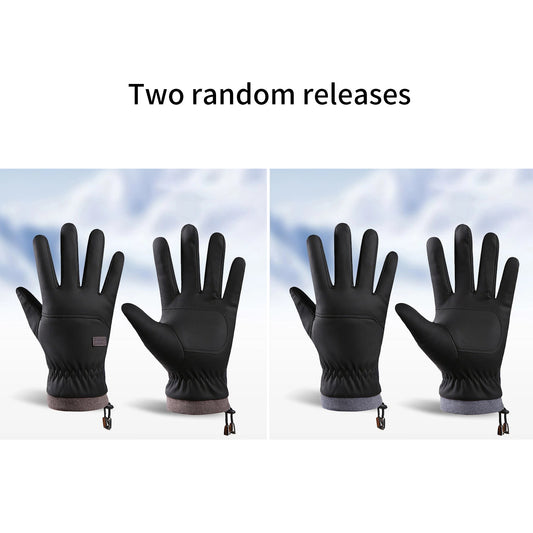 Men's Windproof Waterproof Warm Touch Screen Ski Gloves