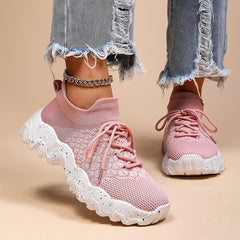 Women's Platform Sock Sneakers Lightweight & Breathable Running Shoes