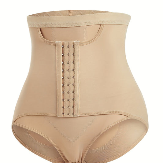 Tummy Control Shaping Panties Front Buckle Slimming Underwear