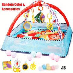 Baby Playpen Gym Hanging Toys Activity Play Mat for Exercise Development