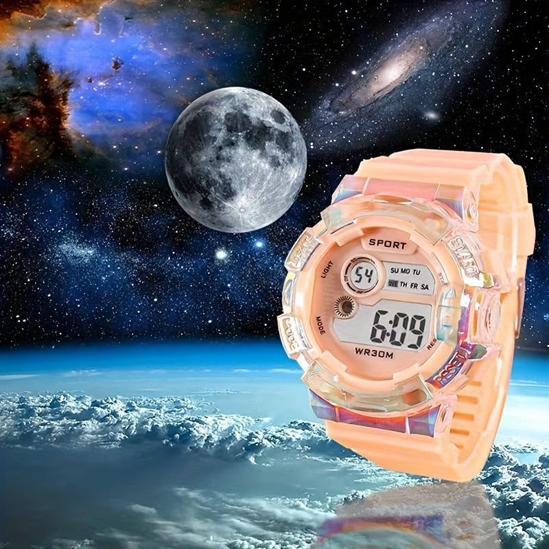 Unicorn Ins Wind Academy Forest Digital Watch with Date Display