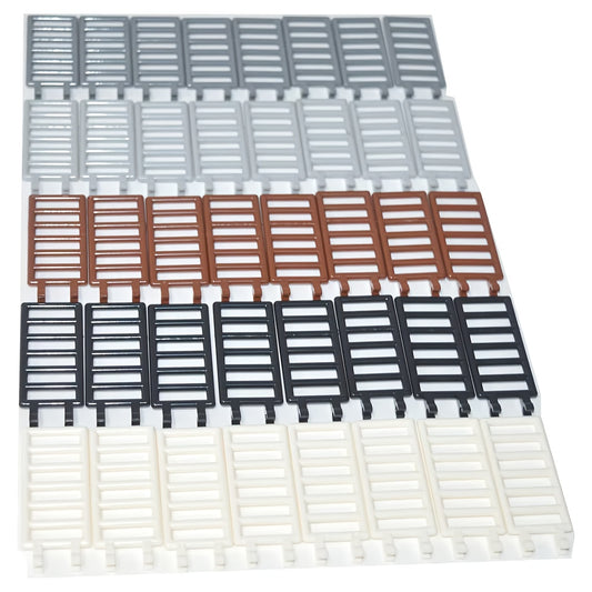 MOC Building Blocks Rod 7x3 with Double Clamp Ladder Stairs 6020