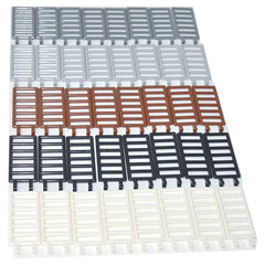 MOC Building Blocks Rod 7x3 with Double Clamp Ladder Stairs 6020