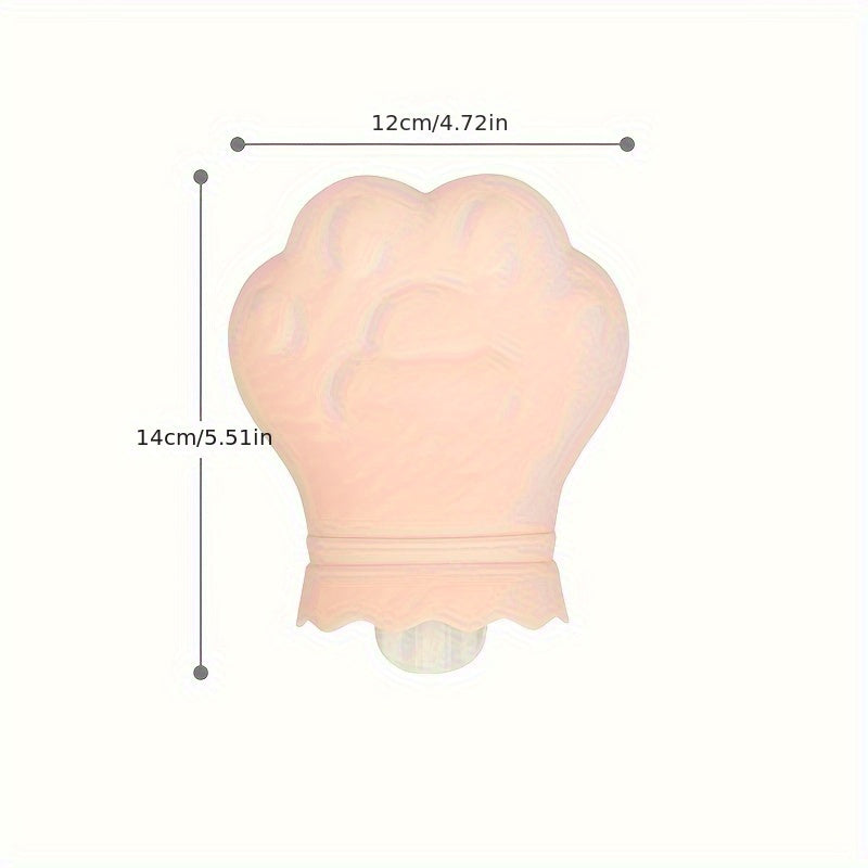 Mini Cat Claw Shape Hot Water Bag Hand Warmer for Winter Camping