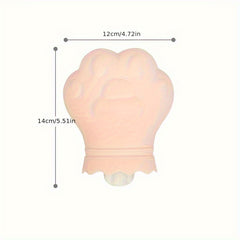 Mini Cat Claw Shape Hot Water Bag Hand Warmer for Winter Camping