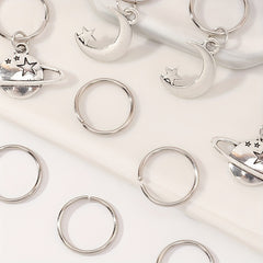 10pcs Planet Moon Hair Clips for Girls