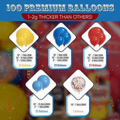 Clown Circus Theme Balloon Garland Arch Kit