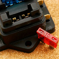 4 Way Car Vehicle Circuit Automotive Blade Fuse Block Holder Box Fuse