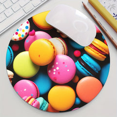 Colorful Biscuit Printed Anti-slip Mouse Pad for Gaming and Office Use