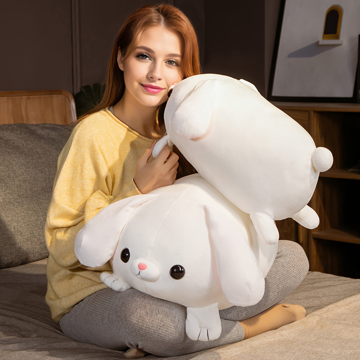 Cute Rabbit Plush Toy for Home Decor & Gift