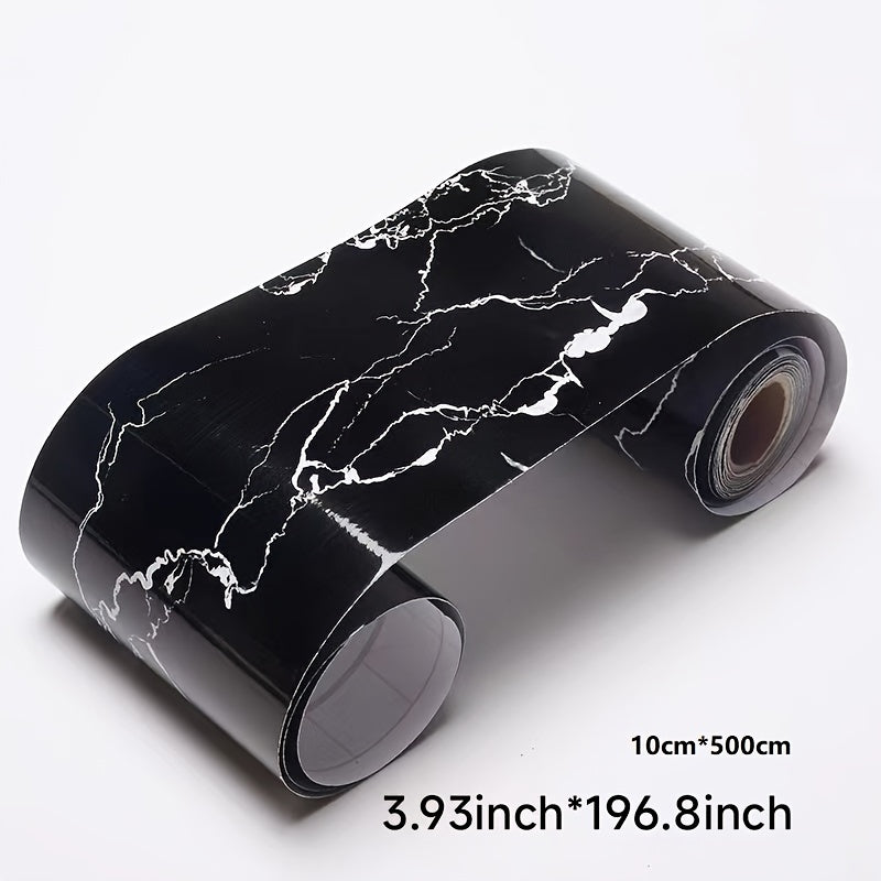 Marble Texture Peel And Stick Wall Border Sticker 9 499