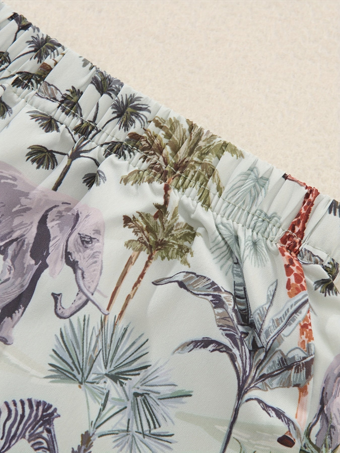 Boys Animals Casual Shorts - Summer Vacation Beach Clothes