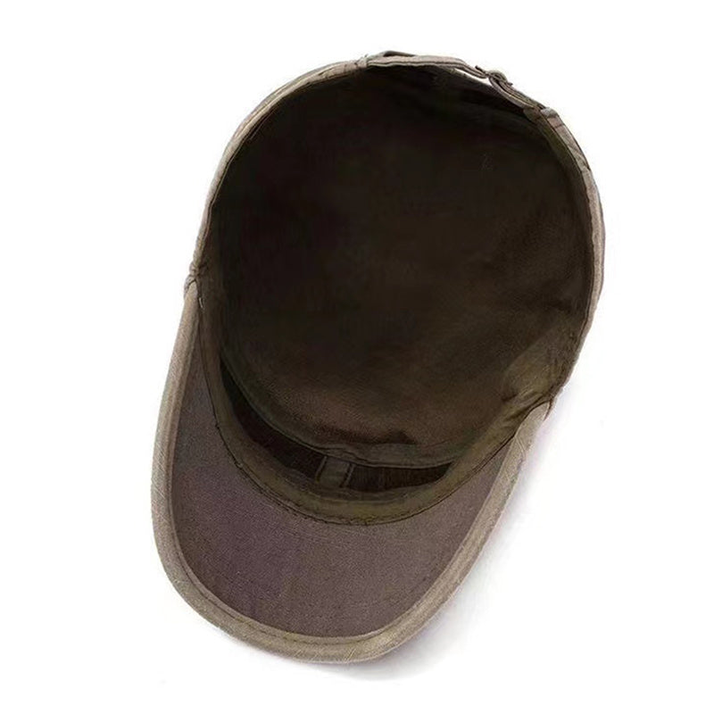 Men's Cotton Blend Flat Top Baseball Cap