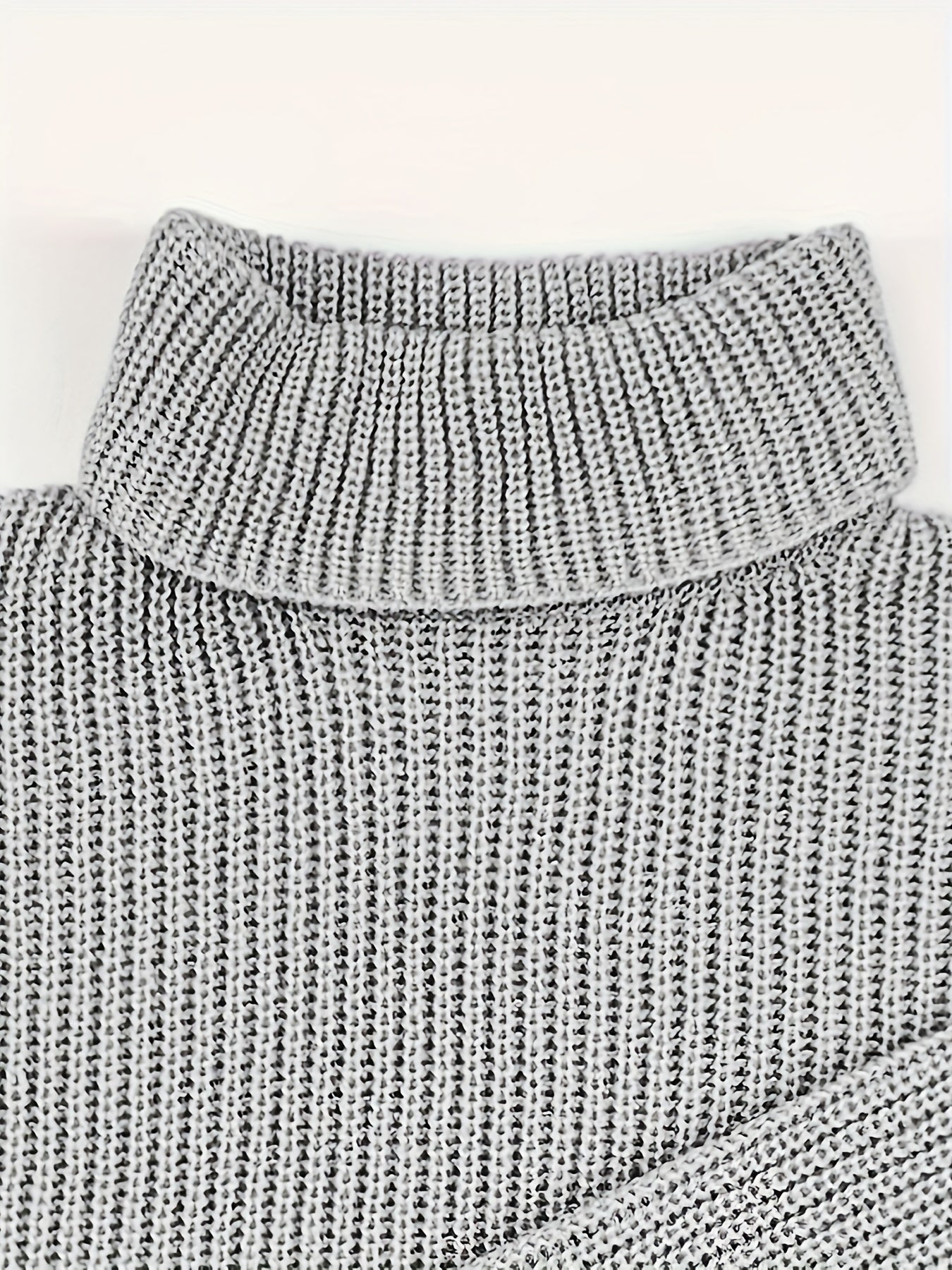  Casual Sweater Women's High Neck Jumper