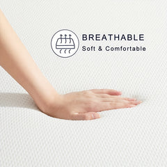 Portable Camping Mattress Topper - High Density Ventilated Roll Up Pad