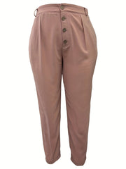  High Rise Stretchy Pocketed Pants