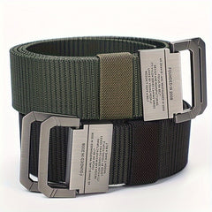 Men's Canvas Belt Alloy Buckle Casual Outdoor Belt