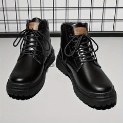 Men's High Top Lace Up Boots Casual Outdoor Shoes