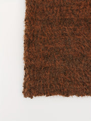  Solid Open Front Fuzzy Knit Cardigan