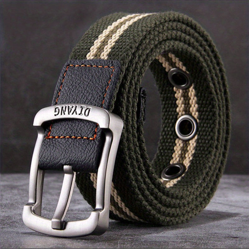 Men's Canvas Quick Release Buckle Training Belt