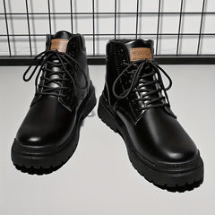 Men's High Top Lace Up Boots Casual Outdoor Shoes