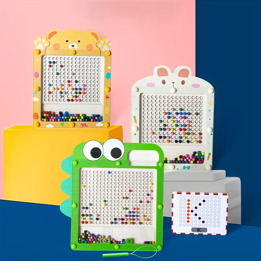 Wooden Magnetic Maze Toy with Game Cards