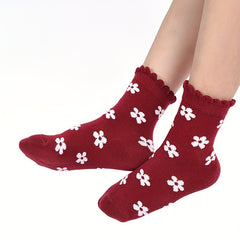 Girls Socks 5 Pairs Thin Soft Breathable Socks