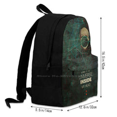 Universe Inside My Head Bag Backpack Space Anaglyph Retro Futurism