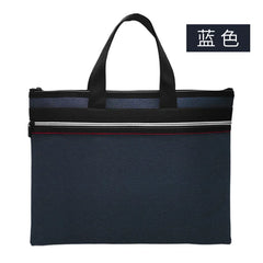 Canvas Paper Bag Men's Women's Business Office Conference Bag